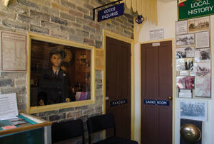 Victorian station booking office